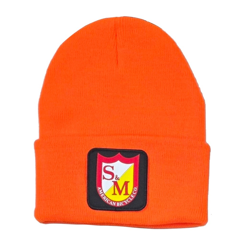 S&M Thinsulate Cuffed Beanie BMX bike beanie orange S&M bikes new beanies